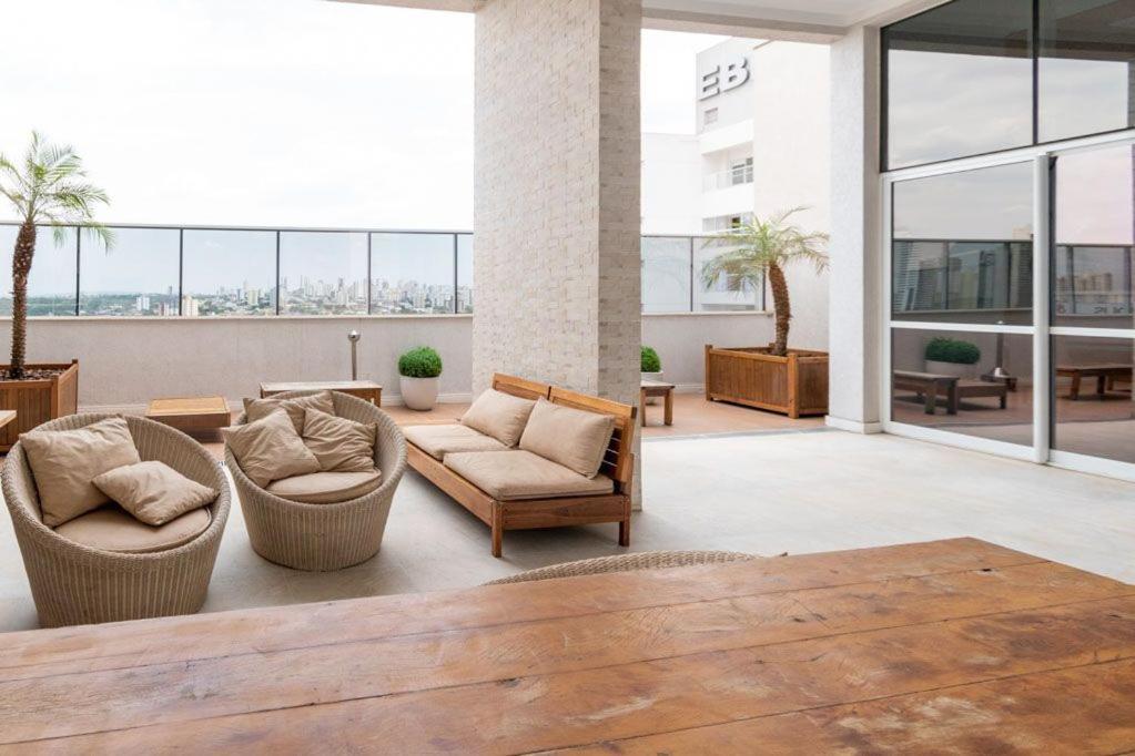 גויאניה Apartamento 1 Quarto No Edificio Metropolitan Barcelona - Proximo Ao Shopping Flamboyant - Jardim Goias - Mb1504B מראה חיצוני תמונה